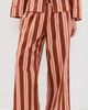 THE GREAT. THE GREAT. The Smocked Sleep Pants Ganache Stripe - 2