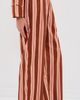 THE GREAT. THE GREAT. The Smocked Sleep Pants Ganache Stripe - 4