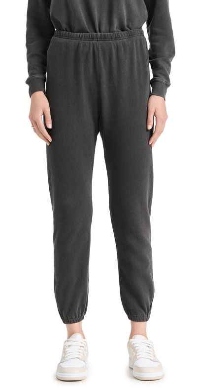 THE GREAT. THE GREAT. The Stadium Sweatpants Washed Black 0