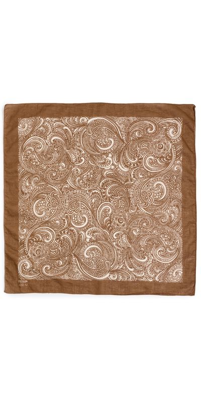 THE GREAT. THE GREAT. The Stetson Western Paisley Scarf Rust One