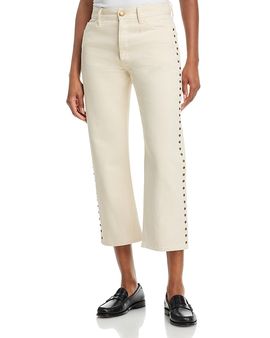 The Great. The Great. The Studded Wayne Jeans in Natural
