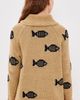 THE GREAT. THE GREAT. The Swimming Fish Lodge Cardigan Natural - 3