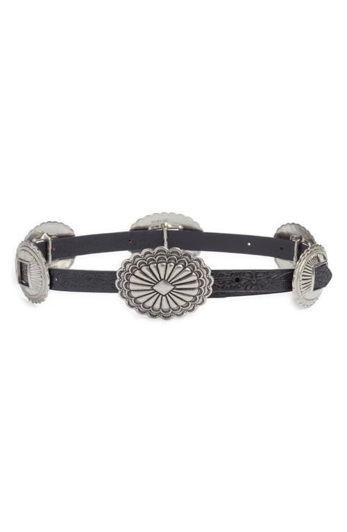 THE GREAT. THE GREAT. The Tooled Leather Concho Belt