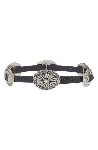 THE GREAT. THE GREAT. The Tooled Leather Concho Belt