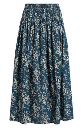 THE GREAT. THE GREAT. The Viola Print Cotton Skirt
