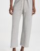 THE GREAT. THE GREAT. The Wide Leg Cropped Sweatpants Varsity Grey 0 - 2