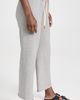 THE GREAT. THE GREAT. The Wide Leg Cropped Sweatpants Varsity Grey 0 - 4