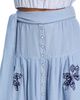 The Great. The Great. x Stetson Chambray Midi Skirt - 6