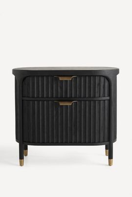 The Isla Collection by Anthropologie The Isla 30" Fluted-Wood Nightstand