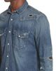 The Kooples The Kooples Distressed Denim Western Shirt - 4