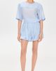 The Latest The Latest Dafne Stripe Shorts Light Blue - 5