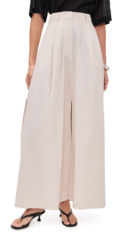 The Latest The Latest Daisy Popeline Skirt Sand