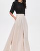 The Latest The Latest Daisy Popeline Skirt Sand - 5