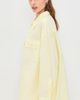The Latest The Latest Daria Crinkled Effect Shirt Light Yellow - 4