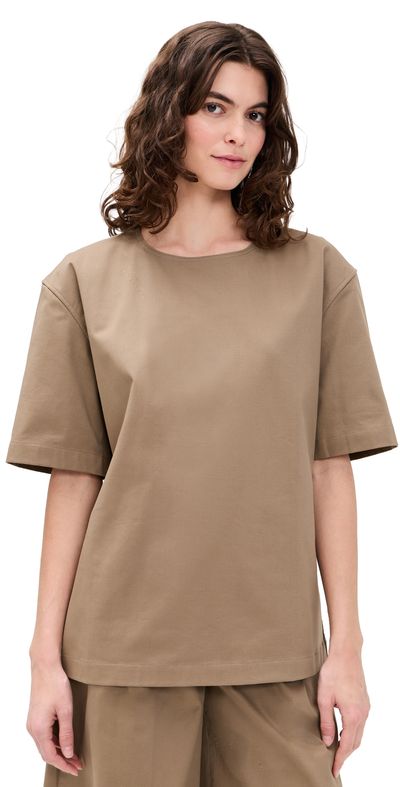 The Latest The Latest Dean Gabardina Top Cognac