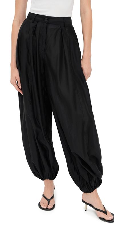 The Latest The Latest Dilan Mussola Leggera Pants Black
