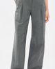 The Latest The Latest Dina Gabardine Trousers Grey Melange - 2