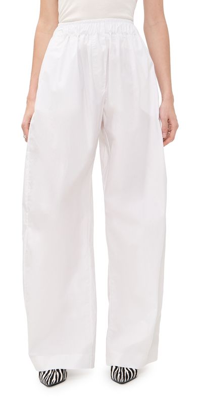 The Latest The Latest Dora Popeline Pants White