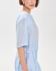 The Latest The Latest Dulce Mussolina Rigata Top Light Blue - 4