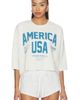 The Laundry Room The Laundry Room Welcome To America Crop Jumper - 1