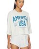 The Laundry Room The Laundry Room Welcome To America Crop Jumper - 2