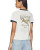 The Laundry Room The Laundry Room Year Of The Horse Perfect Ringer Tee - 1