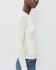 The Line by K The Line by K Demi Long Sleeve Keyhole Top White - 4