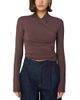 The Line By K The Line by K Felix Ruched Long Sleeve Top - 1