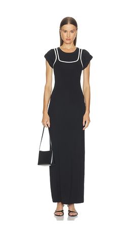 The Line by K The Line by K Franz Maxi Short Sleeve Dress