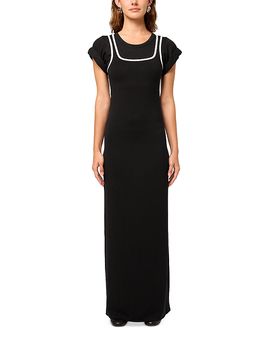 The Line By K The Line by K Franz Short Sleeve Maxi Dress