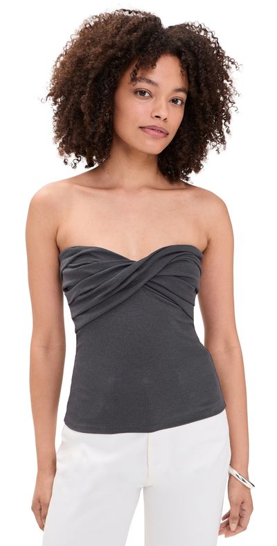 The Line by K The Line by K Izzy Tube Top Deep Grey