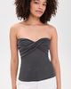 The Line by K The Line by K Izzy Tube Top Deep Grey - 2