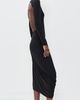The Line by K The Line by K Jan Open Back Draped Dress Black - 4