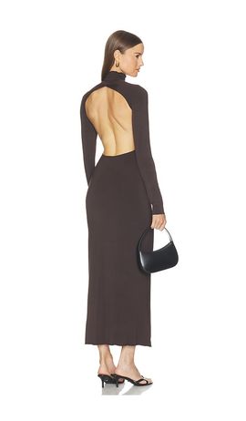 The Line by K The Line by K Lenny Open Back Jersey Maxi Dress