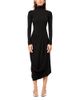 The Line By K The Line by K Open Back Draped Long Sleeve Dress - 1
