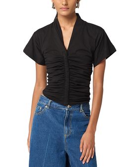 The Line By K The Line by K Penelope Ruched Front Top