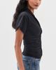 The Line by K The Line by K Penelope Twist Detail T-Shirt Black - 4