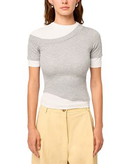The Line By K The Line by K Reef Layered Ribbed Tee