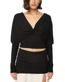 The Line By K The Line by K Selvie Pleated Batwing Top