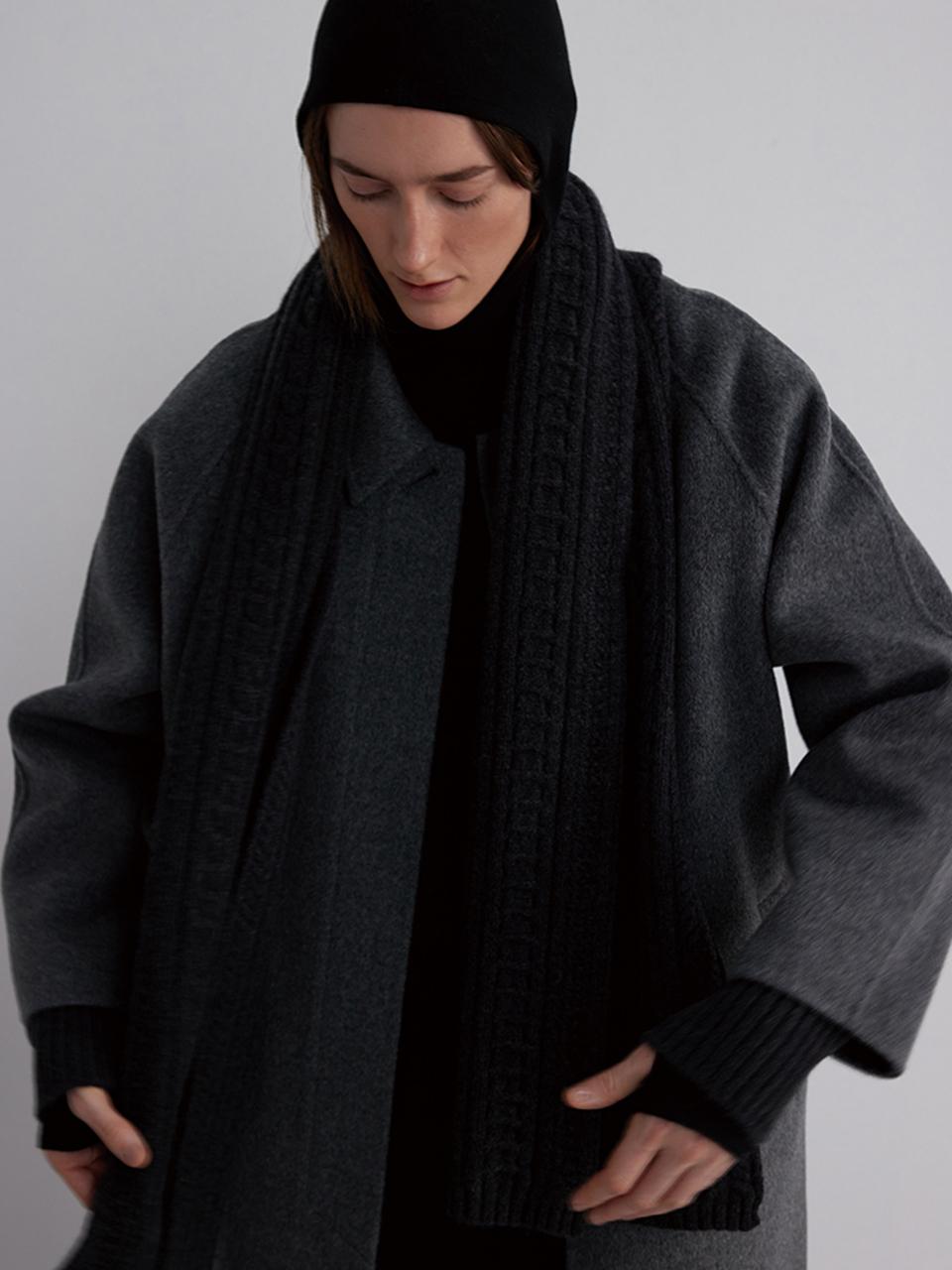The Loom CABLE MUFFLER [GRAY]