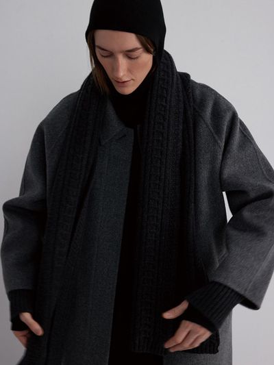 The Loom CABLE MUFFLER [GRAY]