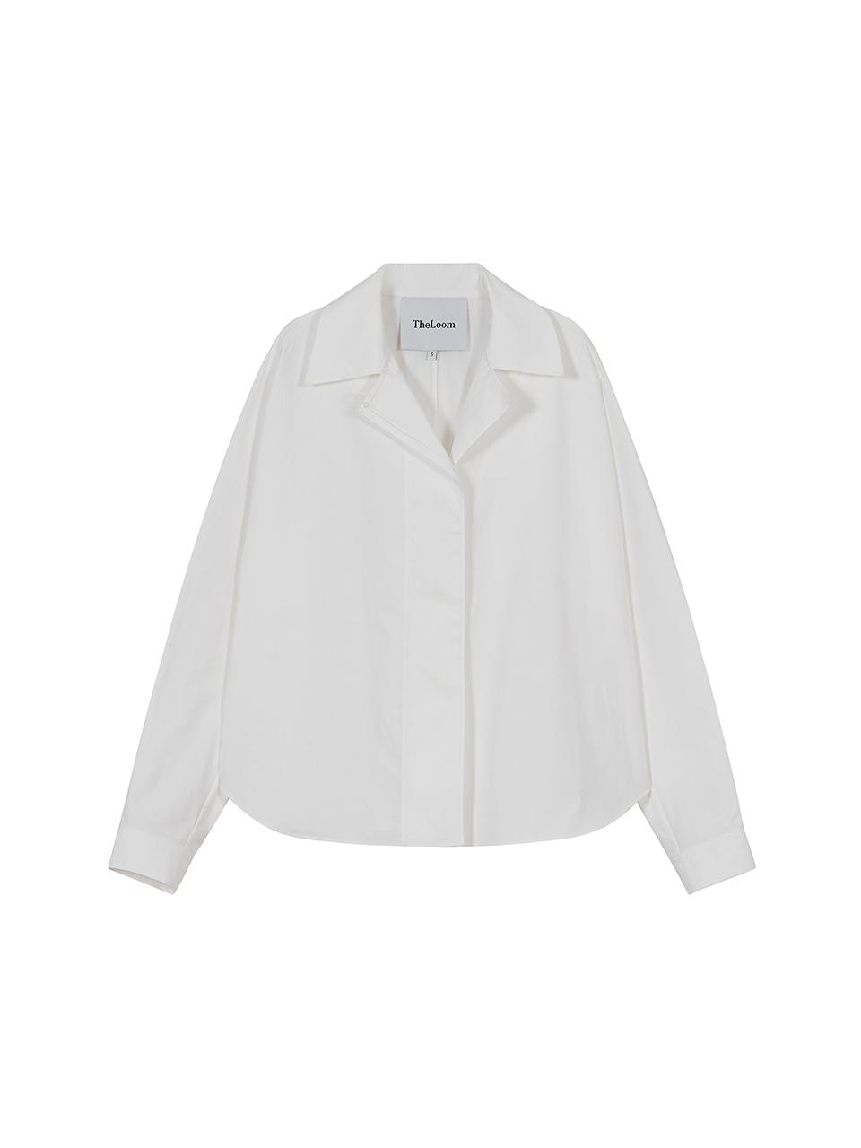 The Loom DOLMAN SLEEVE BUTTON DOWN SHIRT [WHITE]
