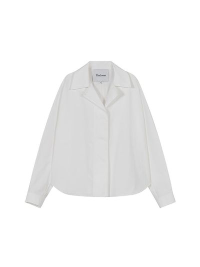 The Loom DOLMAN SLEEVE BUTTON DOWN SHIRT [WHITE]