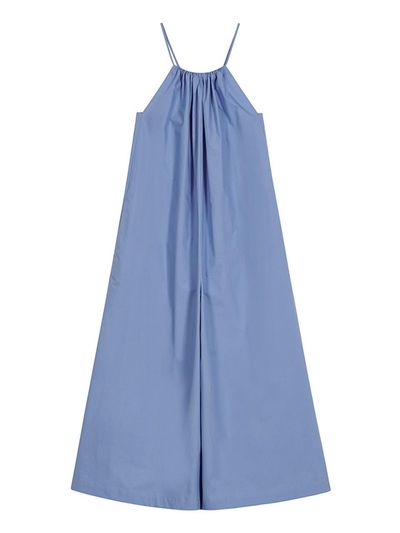 The Loom GATHERED OVERALLS JUMPSUIT [BLUE]