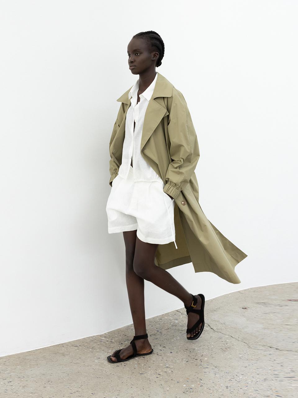 The Loom LIGHT WEIGHT TRENCH COAT [KHAKI]