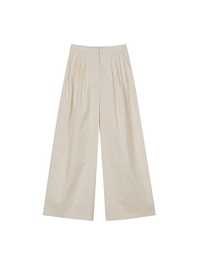 The Loom LIGHT WEIGHT TUCKED PANTS