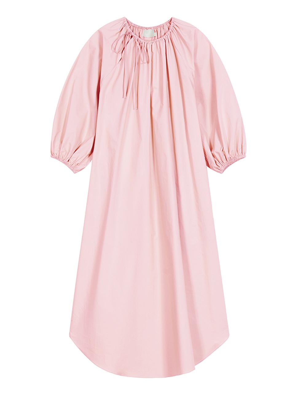 The Loom SIDE TIE NECK DRESS [PINK]