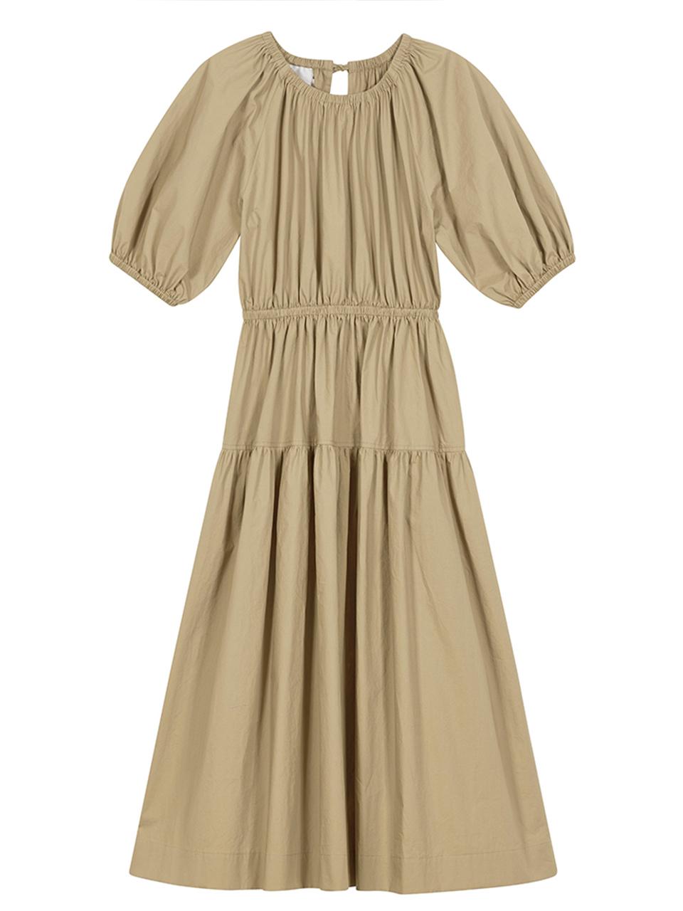 The Loom TIERED DRESS [BEIGE]