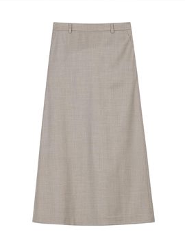 The Loom WOOL MAXI SKIRT [light brown]