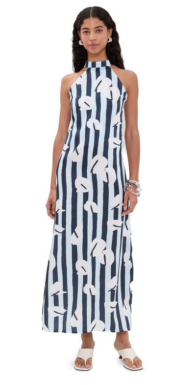 The Lulo Project The Lulo Project Carla Maxi Dress Legacy Bloom Blue